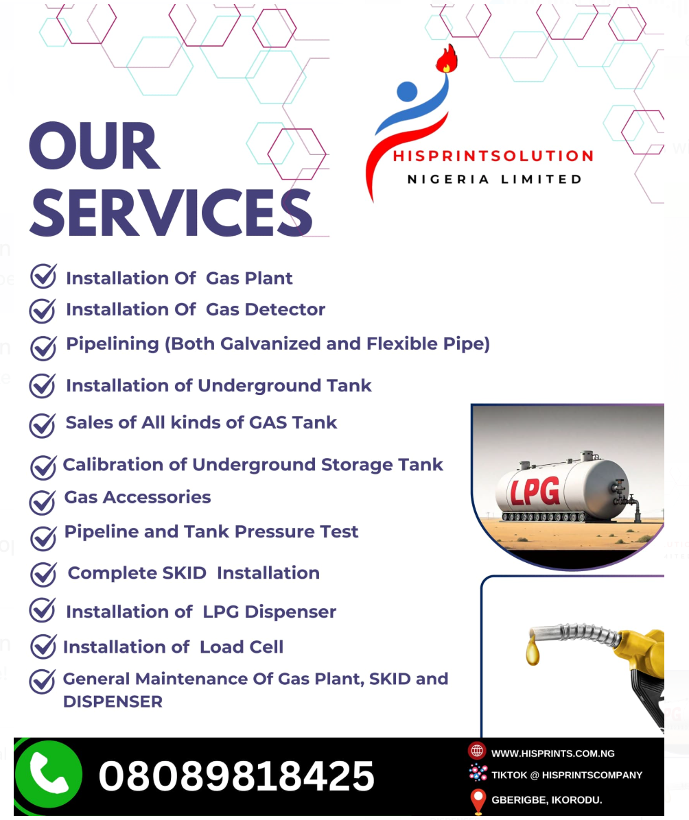LPG Installation in Nigeria